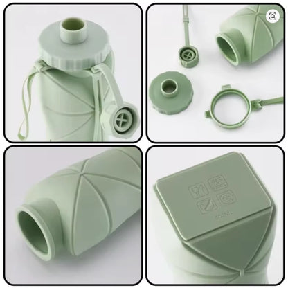 Origami Silikon Trinkflaschen - faltbar